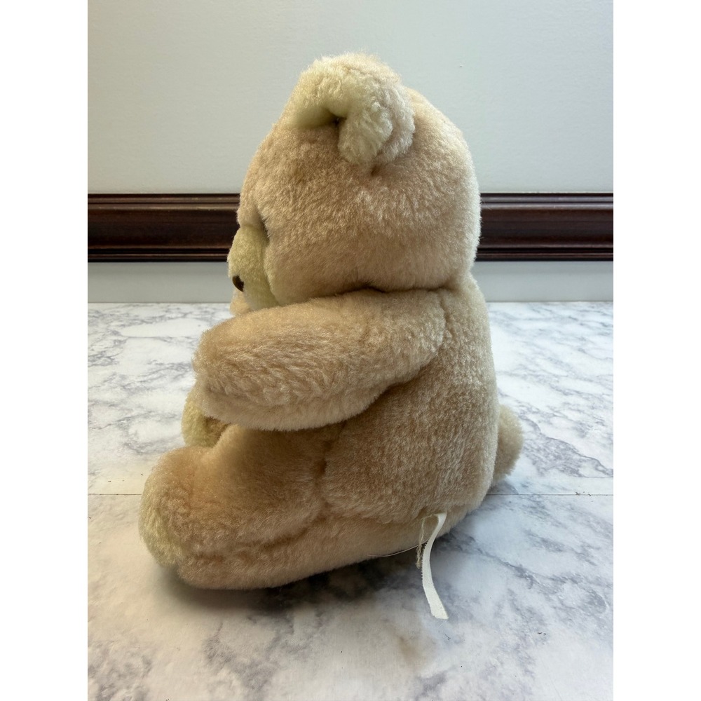 Vintage Honey Beige Plush Teddy Bear Soft Stuffed Animal Toy 7 Inch Small - Picture 9 of 9